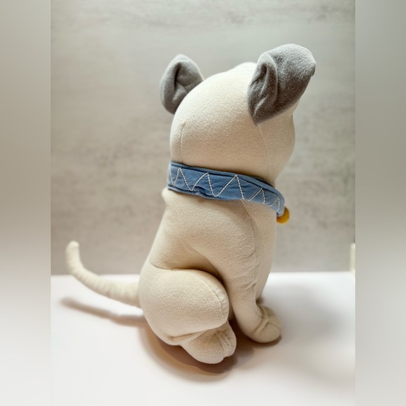 Disney Percy The Dog-15” Soft Plush Toy-Has Blue Collar with Yellow Faux Bell - Picture 6 of 7